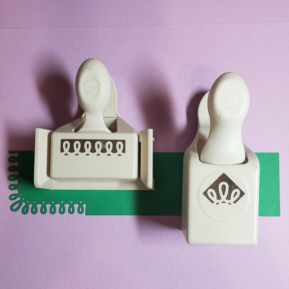 Martha Stewart Border & Corner Set "LOOPS" (Used) - Picture 1 of 4
